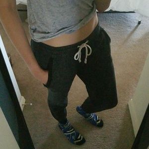 Dark gray sweatpants